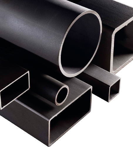 a) Steel hollow profiles