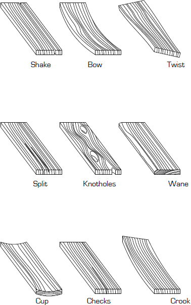 a) Timber defects